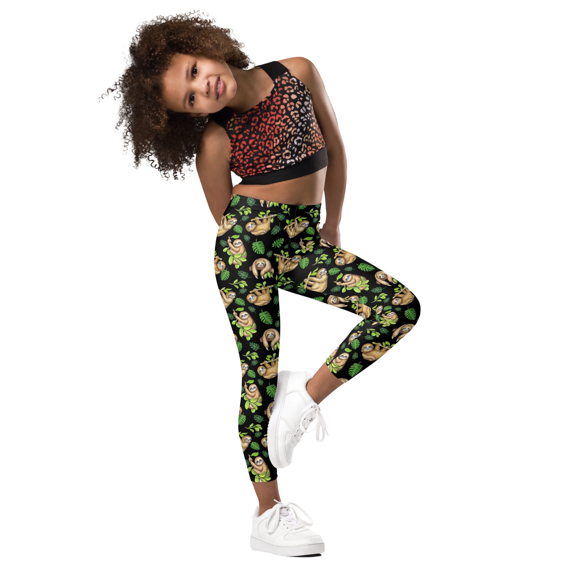Happy Sloth Kids' Leggings (Ages 2 - 7)